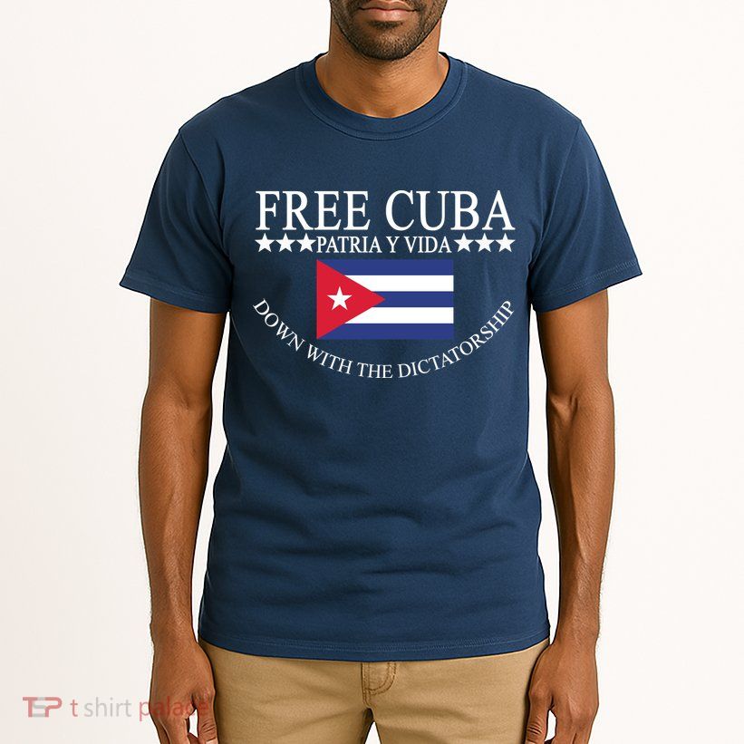 Free Cuba Down With The Dictatorship Tall T-Shirt
