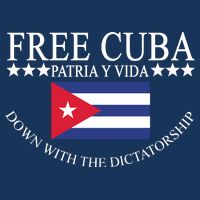 Free Cuba Down With The Dictatorship Drawstring Bag