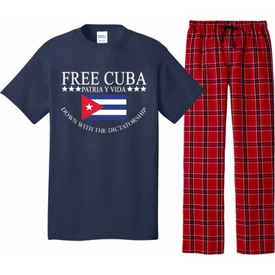 Free Cuba Down With The Dictatorship Pajama Set