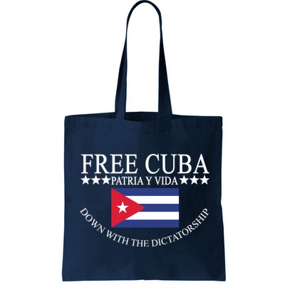 Free Cuba Down With The Dictatorship Bag