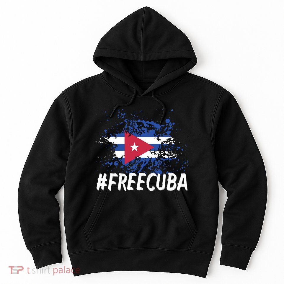 Free Cuba Flag Hoodie