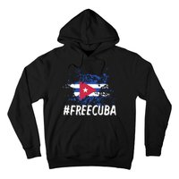 Free Cuba Flag Hoodie