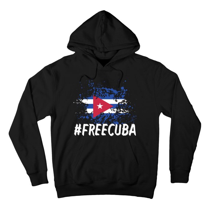 Free Cuba Flag Hoodie