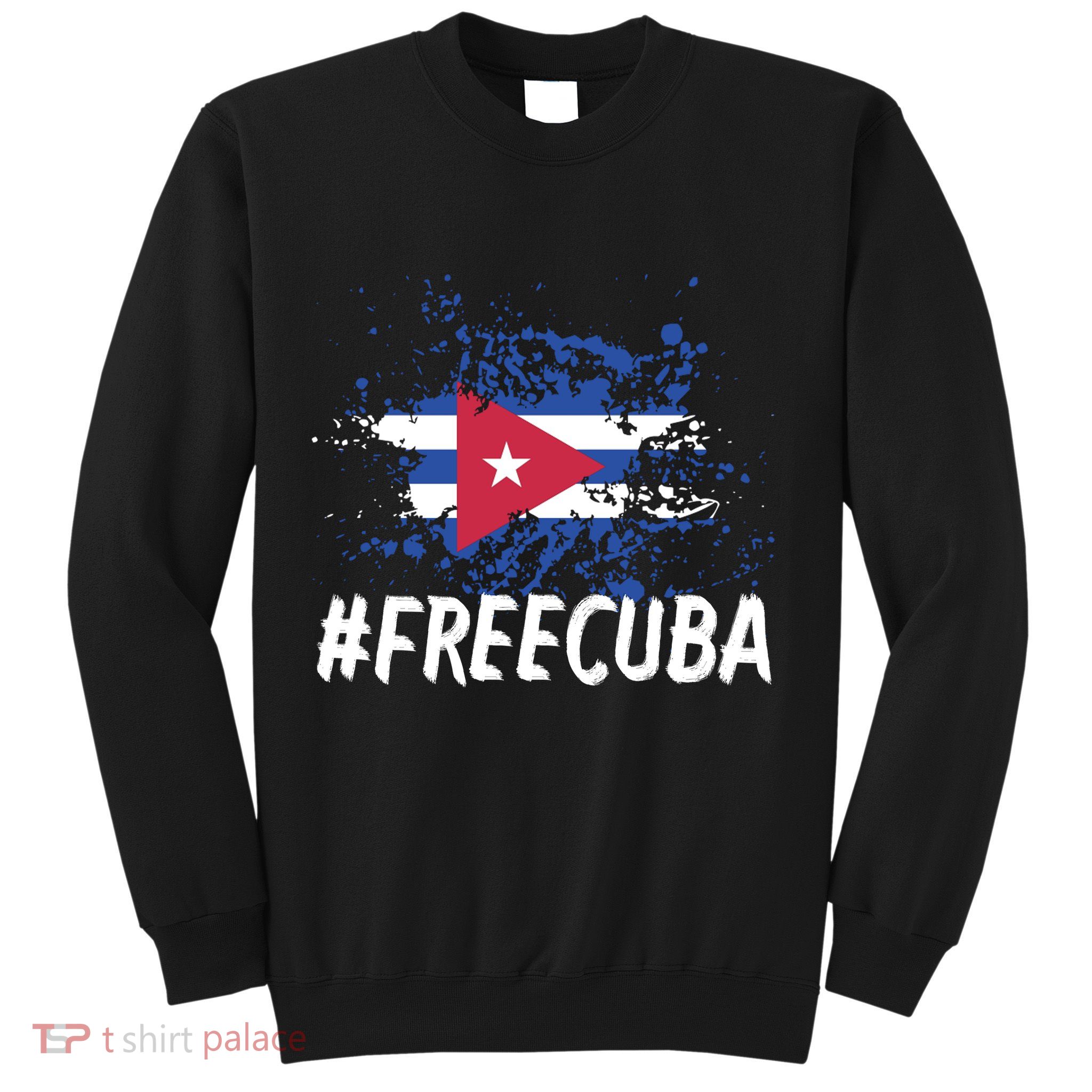 Free Cuba Flag Sweatshirt