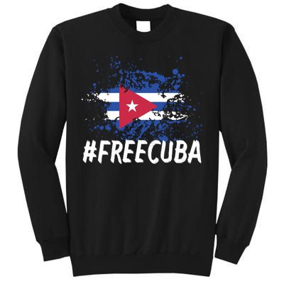 Free Cuba Flag Sweatshirt