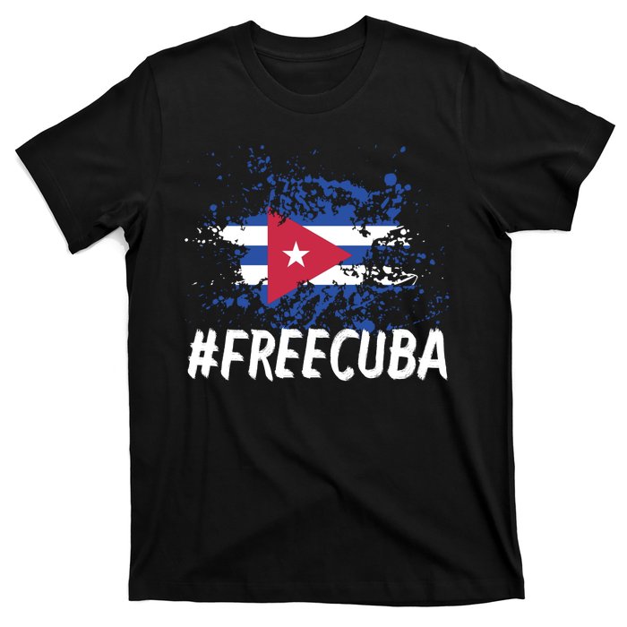 Free Cuba Flag T-Shirt