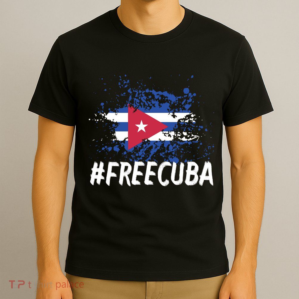 Free Cuba Flag T-Shirt