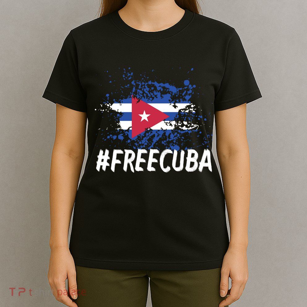 Free Cuba Flag T-Shirt