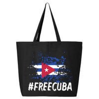 Free Cuba Flag 25L Jumbo Tote