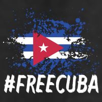 Free Cuba Flag 25L Jumbo Tote