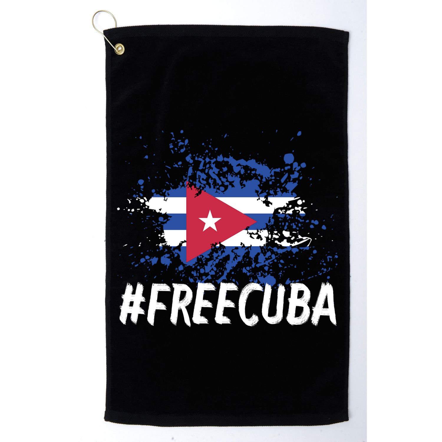 Free Cuba Flag Golf Towel