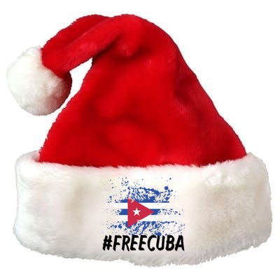 Free Cuba Flag Premium Christmas Santa Hat