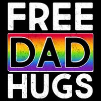 Free Dad Hugs 7-Panel Snapback Hat