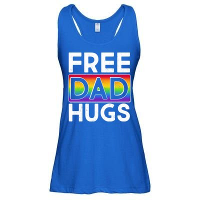 Free Dad Hugs Ladies Essential Flowy Tank