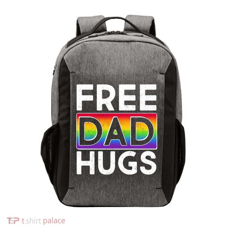 Free Dad Hugs Vector Backpack