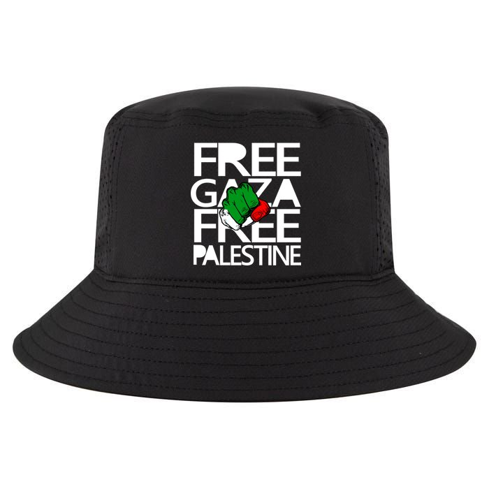 Free Gaza And Palestine Fist Cool Comfort Performance Bucket Hat