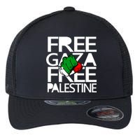 Free Gaza And Palestine Fist Flexfit Unipanel Trucker Cap