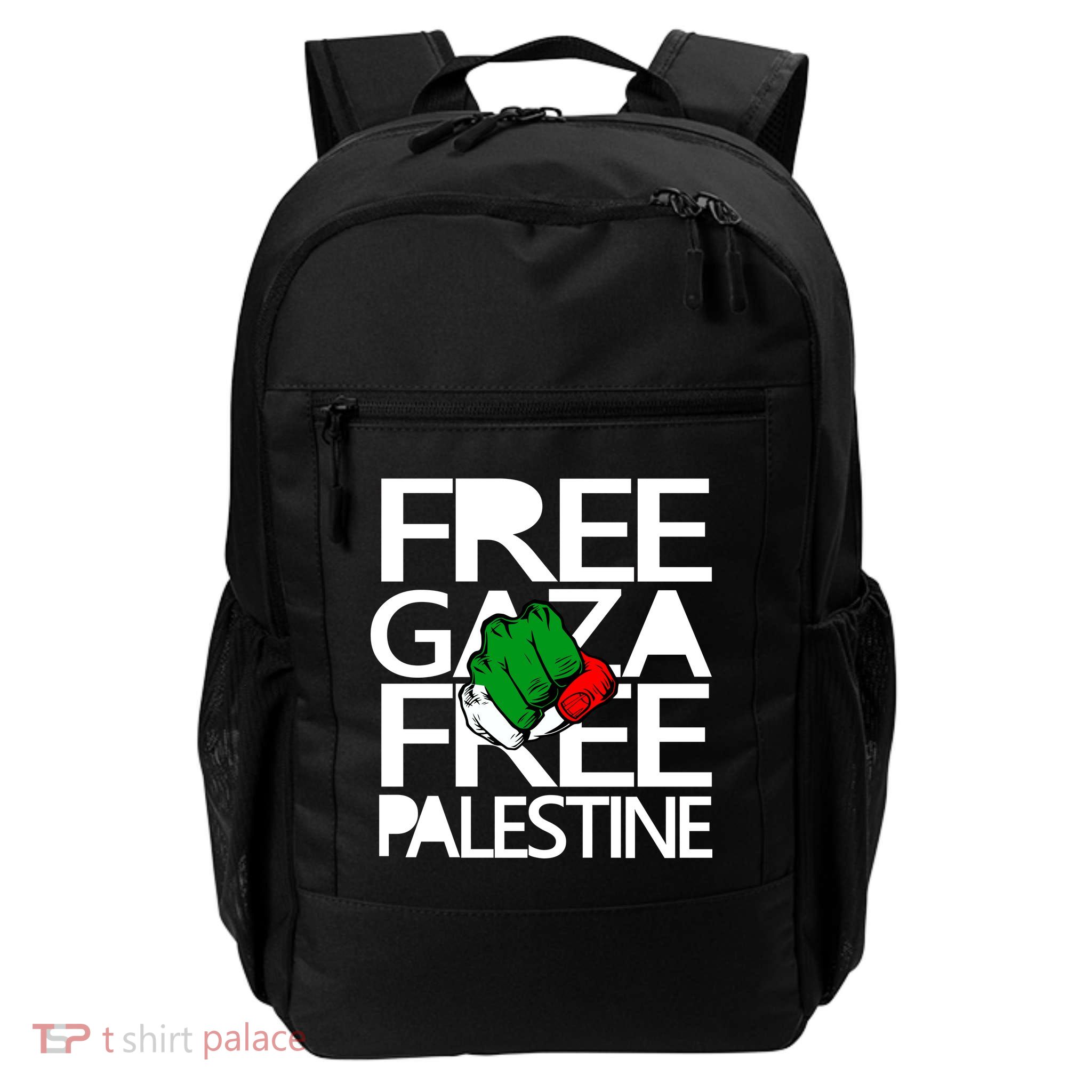 Free Gaza And Palestine Fist Backpack