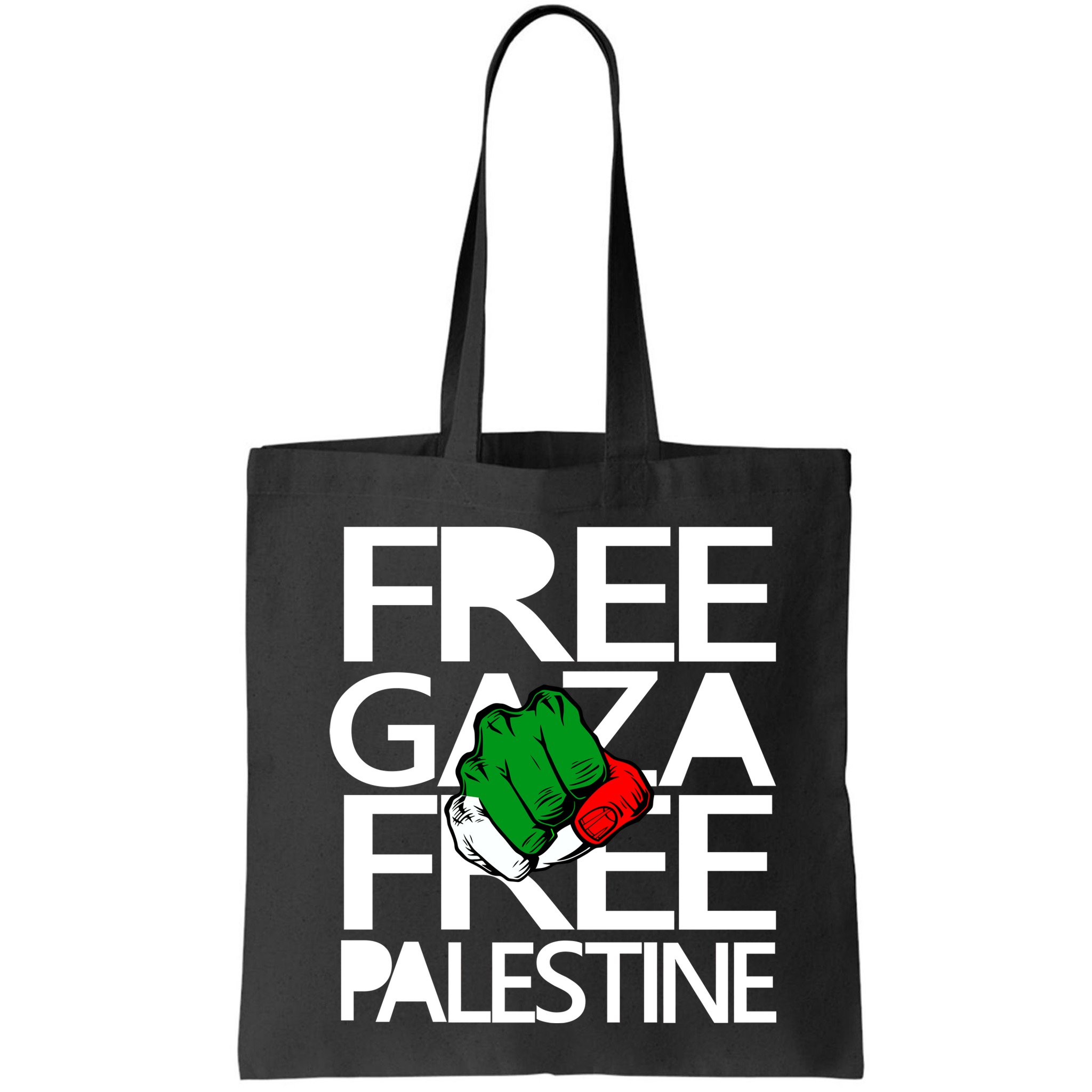 Free Gaza And Palestine Fist Bag