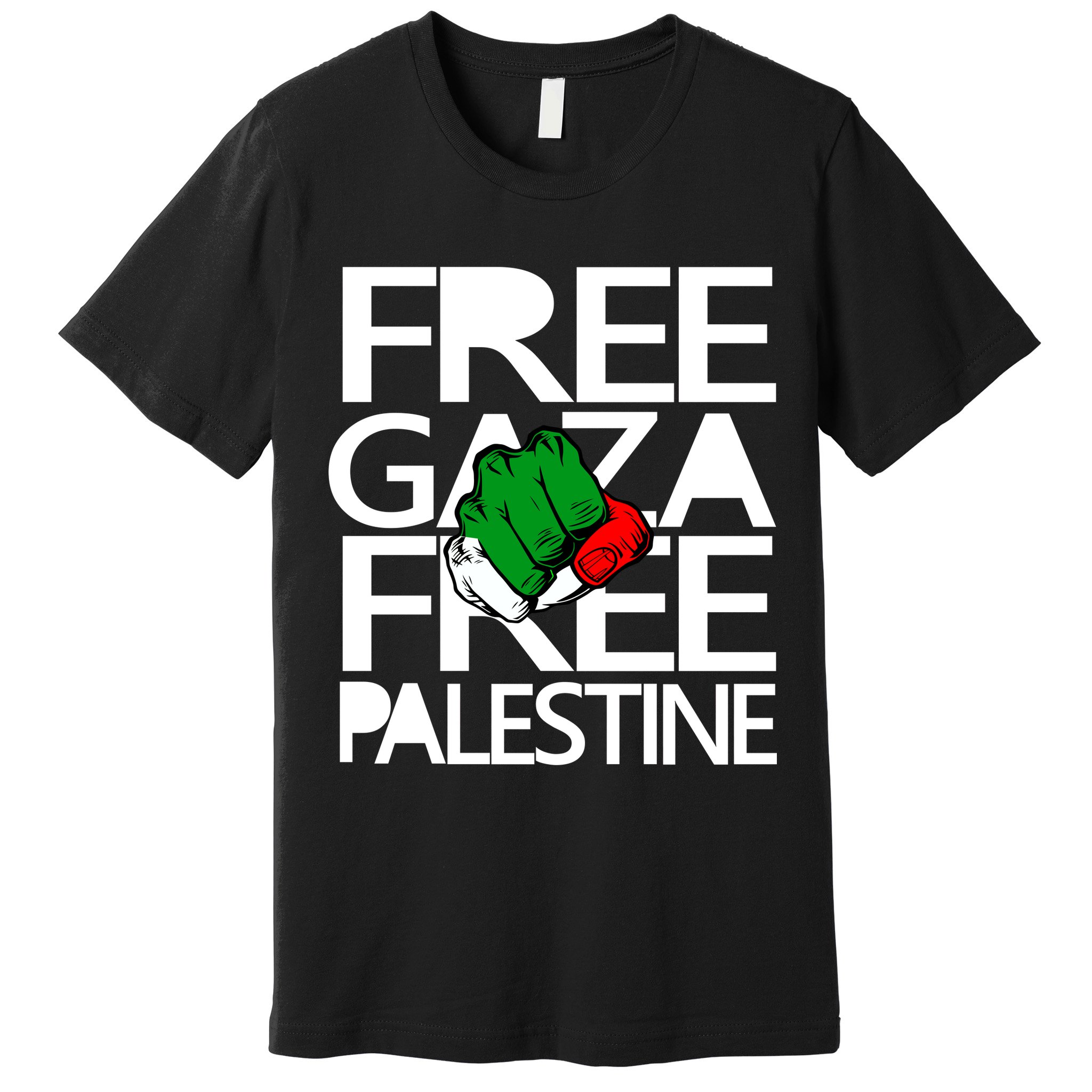 Free Gaza And Palestine Fist Premium T-Shirt