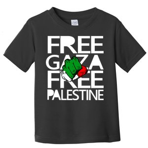 Free Gaza And Palestine Fist Toddler T-Shirt