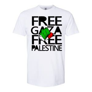 Free Gaza And Palestine Fist Softstyle® CVC T-Shirt