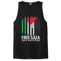 Free Gaza Free Palestine US Palestine Flag colors PosiCharge Competitor Tank