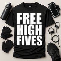 Free High Fives Cooling Performance Crew T-Shirt