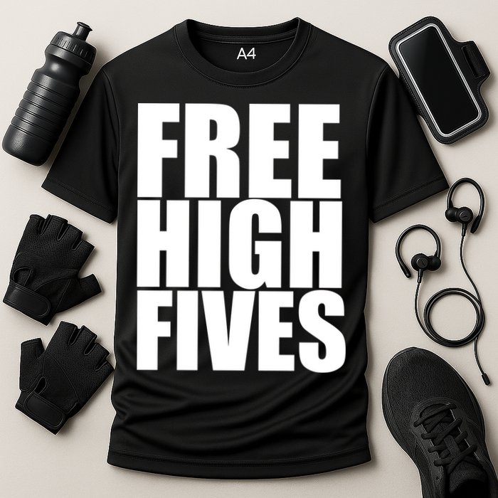 Free High Fives Cooling Performance Crew T-Shirt