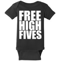 Free High Fives Baby Bodysuit