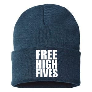 Free High Fives Sustainable Knit Beanie