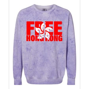 Free Hong Kong Colorblast Crewneck Sweatshirt