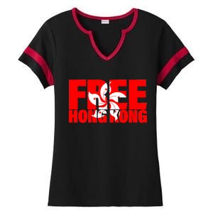 Free Hong Kong Ladies Halftime Notch Neck Tee