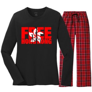 Free Hong Kong Women's Long Sleeve Flannel Pajama Set 