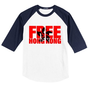 Free Hong Kong Baseball Sleeve Shirt