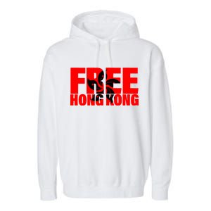 Free Hong Kong Garment-Dyed Fleece Hoodie