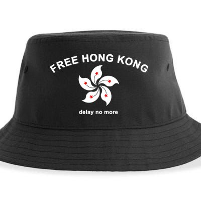 Free Hong Kong Delay No More Sustainable Bucket Hat