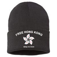 Free Hong Kong Delay No More Sustainable Knit Beanie