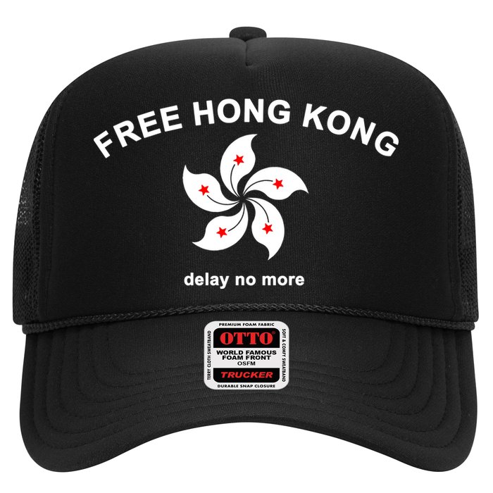Free Hong Kong Delay No More Trucker Hat