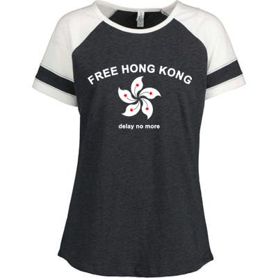 Free Hong Kong Delay No More Enza Ladies Jersey Colorblock Tee