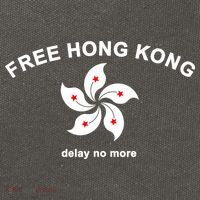 Free Hong Kong Delay No More Cotton Canvas Backpack