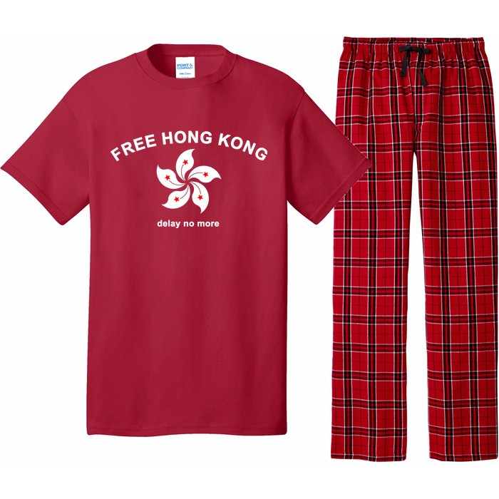 Free Hong Kong Delay No More Pajama Set