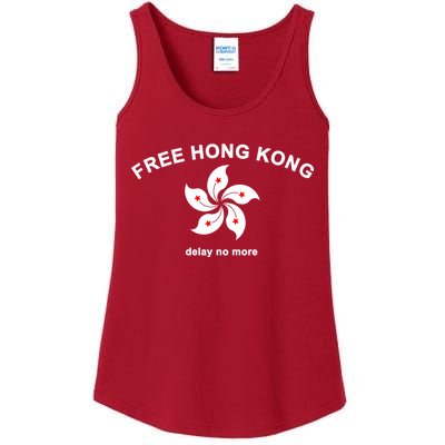 Free Hong Kong Delay No More Ladies Essential Tank