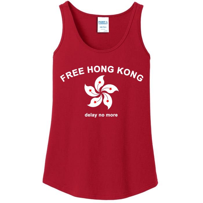 Free Hong Kong Delay No More Ladies Essential Tank