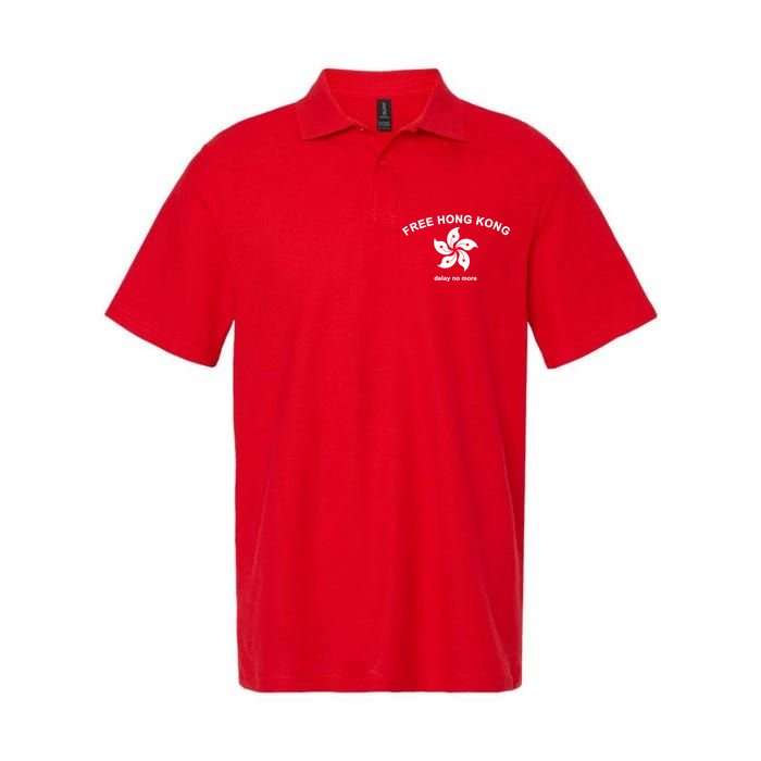 Free Hong Kong Delay No More Softstyle Adult Sport Polo