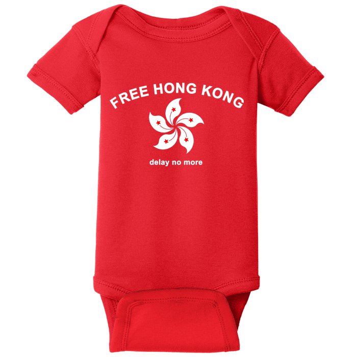 Free Hong Kong Delay No More Baby Bodysuit