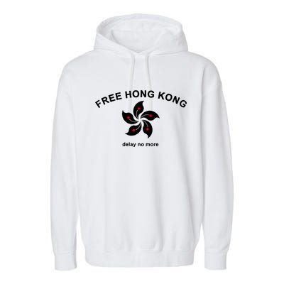 Free Hong Kong Delay No More Garment-Dyed Fleece Hoodie