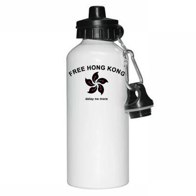 Free Hong Kong Delay No More Aluminum Water Bottle