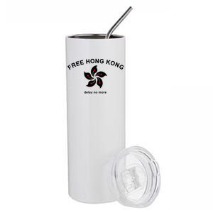 Free Hong Kong Delay No More Stainless Steel Tumbler