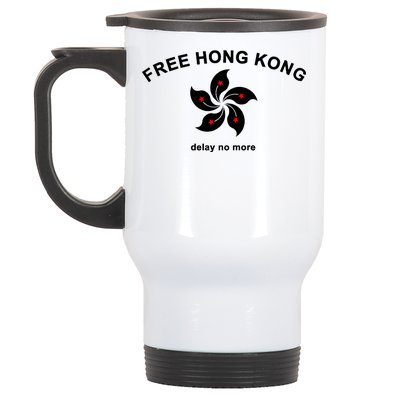 Free Hong Kong Delay No More Stainless Steel Travel Mug